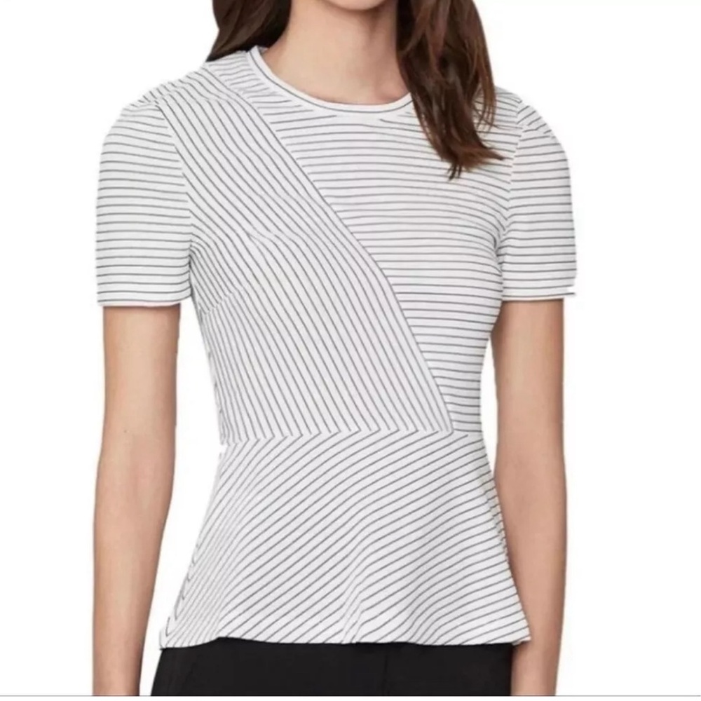 BCBG MaxAzria peplum top size large